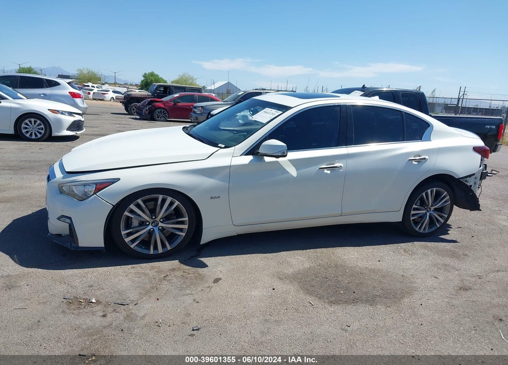 2019 INFINITI Q50 3.0T SPORT VIN: JN1EV7APXKM513735