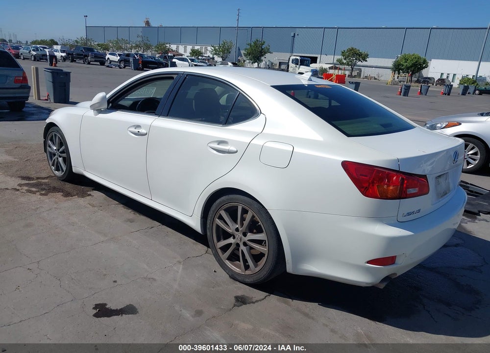 2008 LEXUS IS 250 VIN: JTHBK262882070092