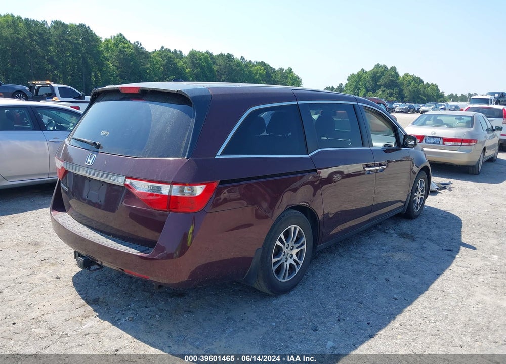 2011 HONDA ODYSSEY EX-L VIN: 5FNRL5H65BB018289