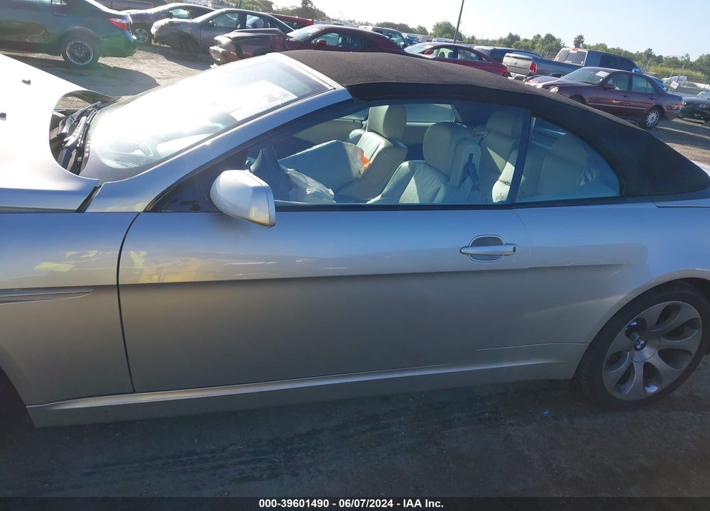 2006 BMW 650I VIN: WBAEK13486CN78789