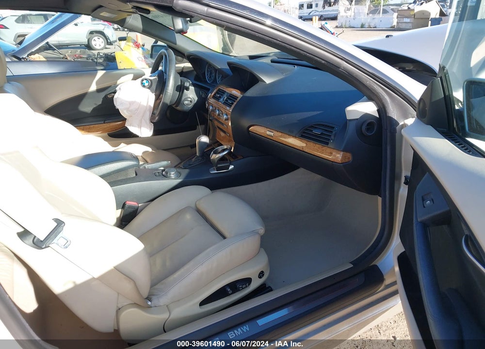 2006 BMW 650I VIN: WBAEK13486CN78789