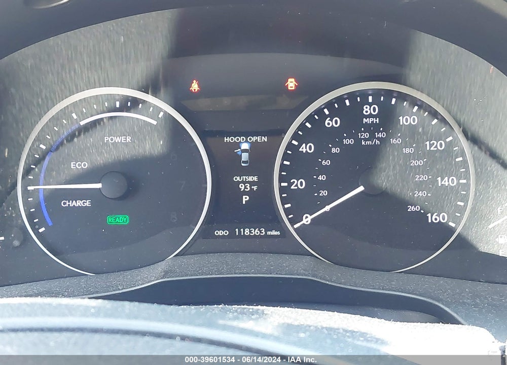 2014 LEXUS ES 300H VIN: JTHBW1GGXE2041259