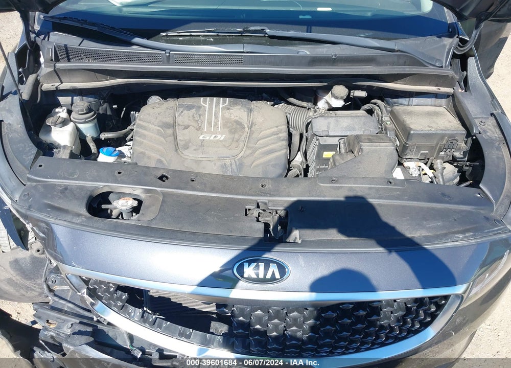 2017 KIA SEDONA EX VIN: KNDMC5C16H6277335