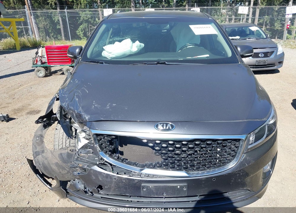 2017 KIA SEDONA EX VIN: KNDMC5C16H6277335