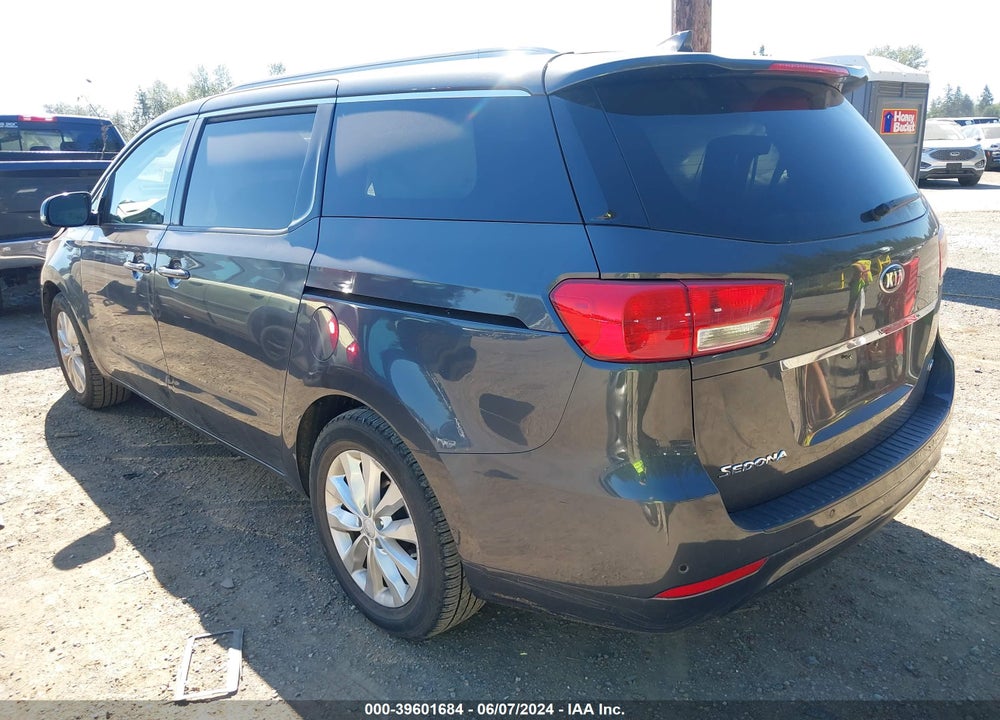 2017 KIA SEDONA EX VIN: KNDMC5C16H6277335