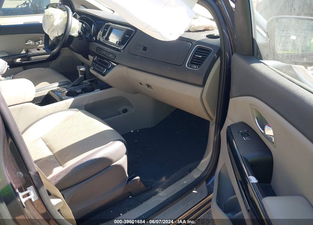 2017 KIA SEDONA EX VIN: KNDMC5C16H6277335