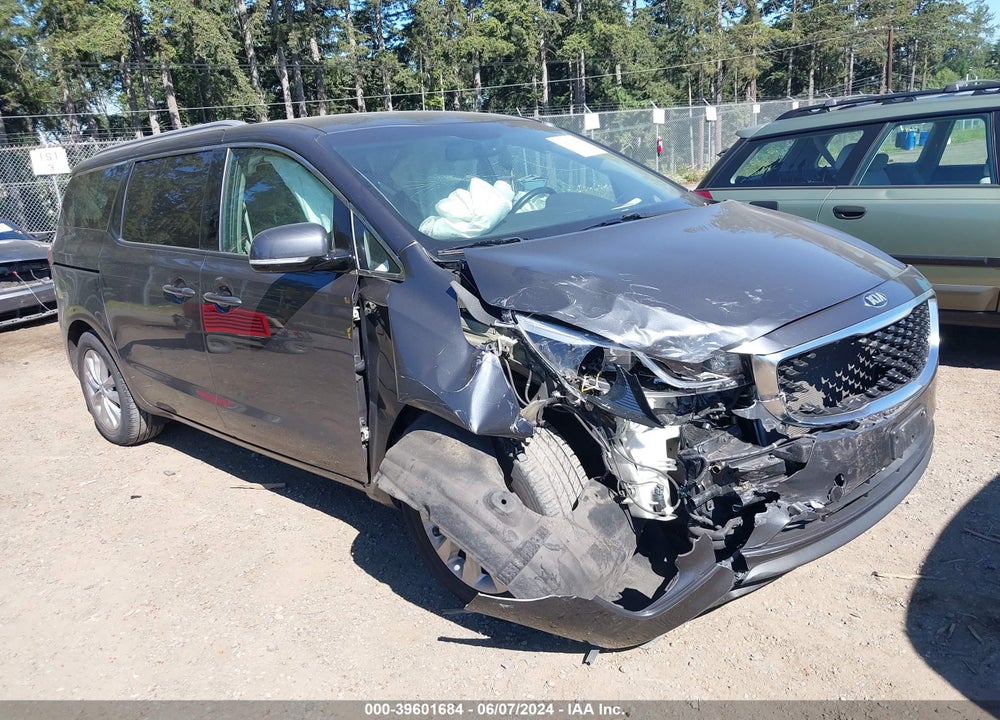 2017 KIA SEDONA EX VIN: KNDMC5C16H6277335