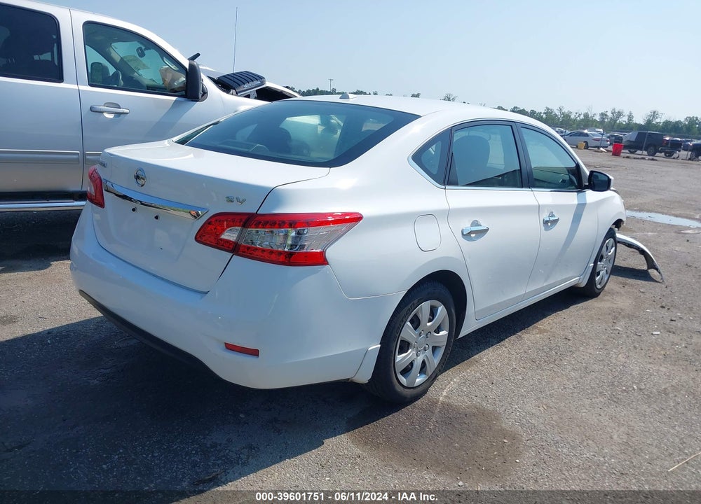 2015 NISSAN SENTRA SV VIN: 3N1AB7AP9FY304092