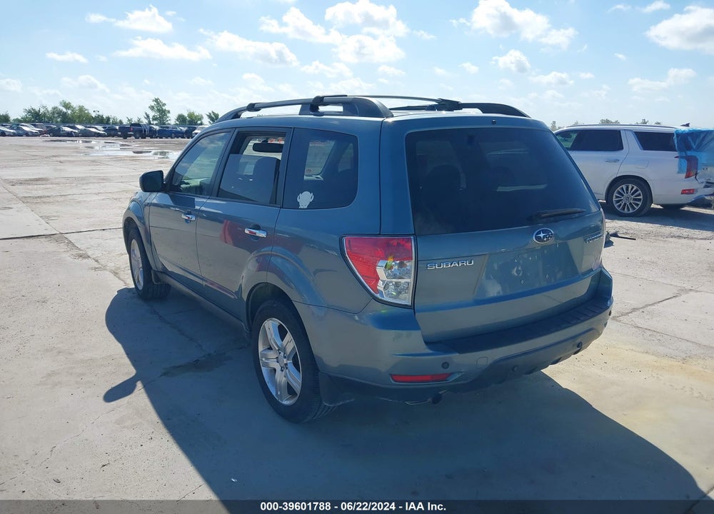 2009 SUBARU FORESTER 2.5X VIN: JF2SH63639H766504