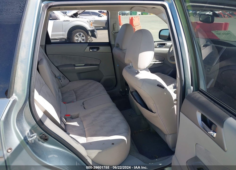2009 SUBARU FORESTER 2.5X VIN: JF2SH63639H766504