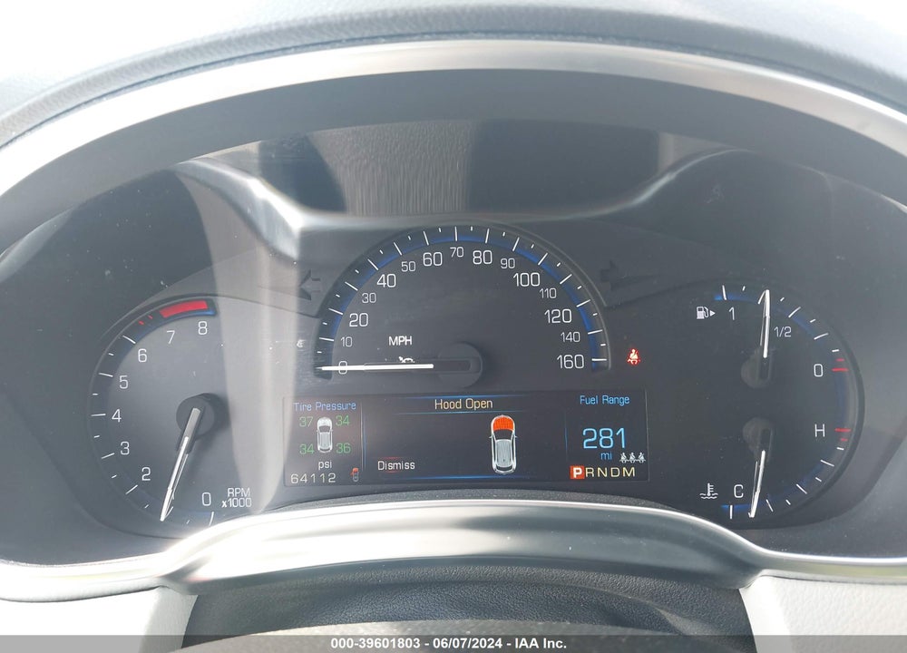 2015 CADILLAC SRX PREMIUM COLLECTION VIN: 3GYFNDE37FS624248