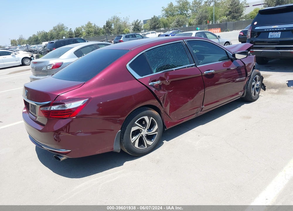 2017 HONDA ACCORD LX VIN: 1HGCR2F31HA287968