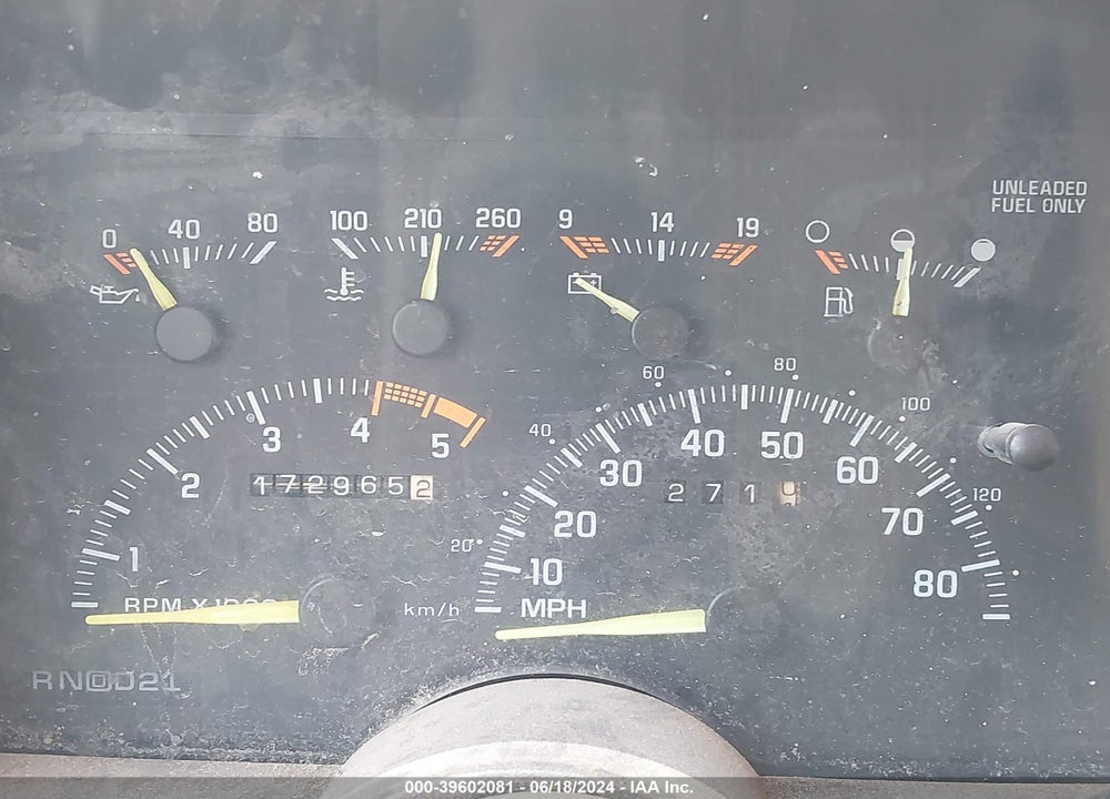 1994 CHEVROLET GMT-400 K1500 VIN: 2GCEK19K1R1226835