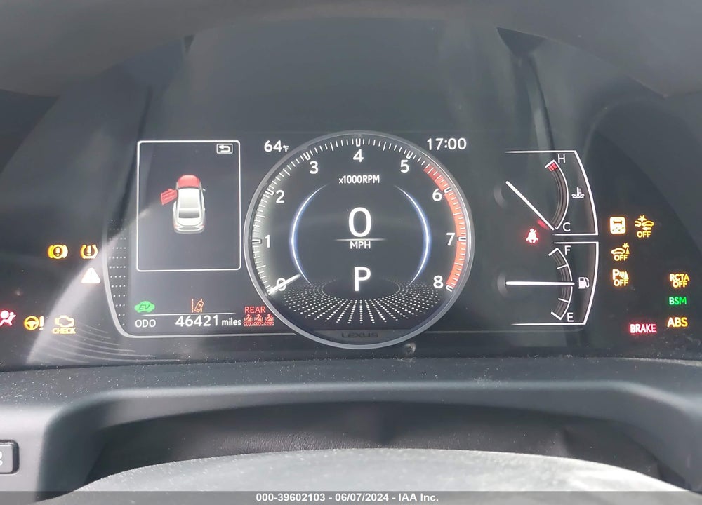 2022 LEXUS ES 300H VIN: 58AEA1C14NU015246