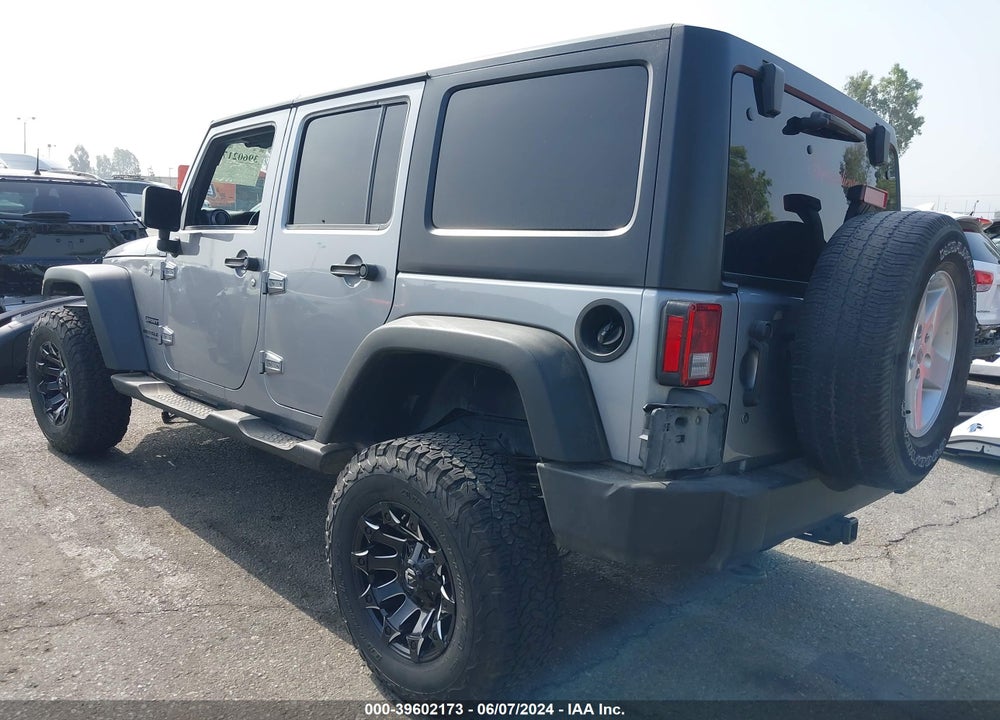 2017 JEEP WRANGLER UNLIMITED SPORT 4X4 VIN: 1C4BJWDG1HL753417