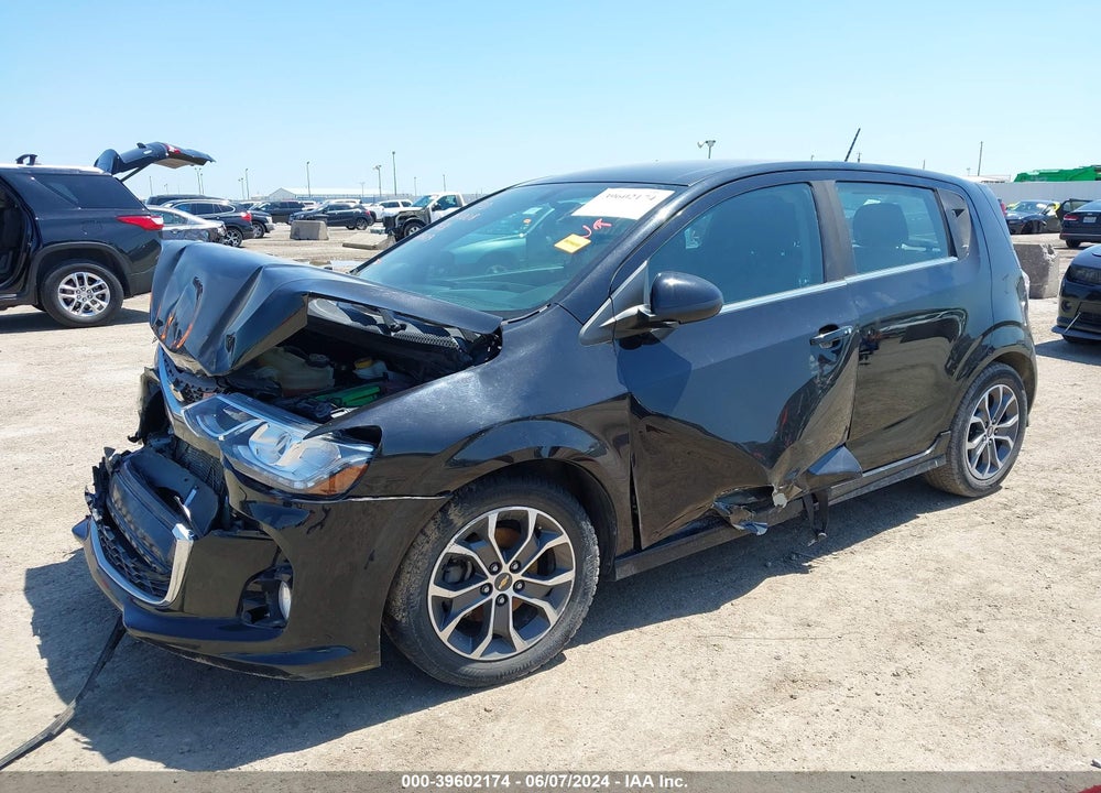 2017 CHEVROLET SONIC LT AUTO VIN: 1G1JD6SH3H4119673