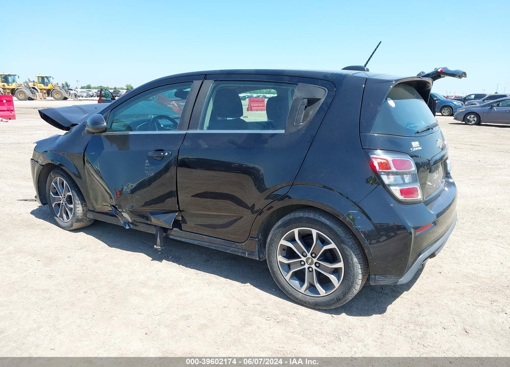 2017 CHEVROLET SONIC LT AUTO VIN: 1G1JD6SH3H4119673
