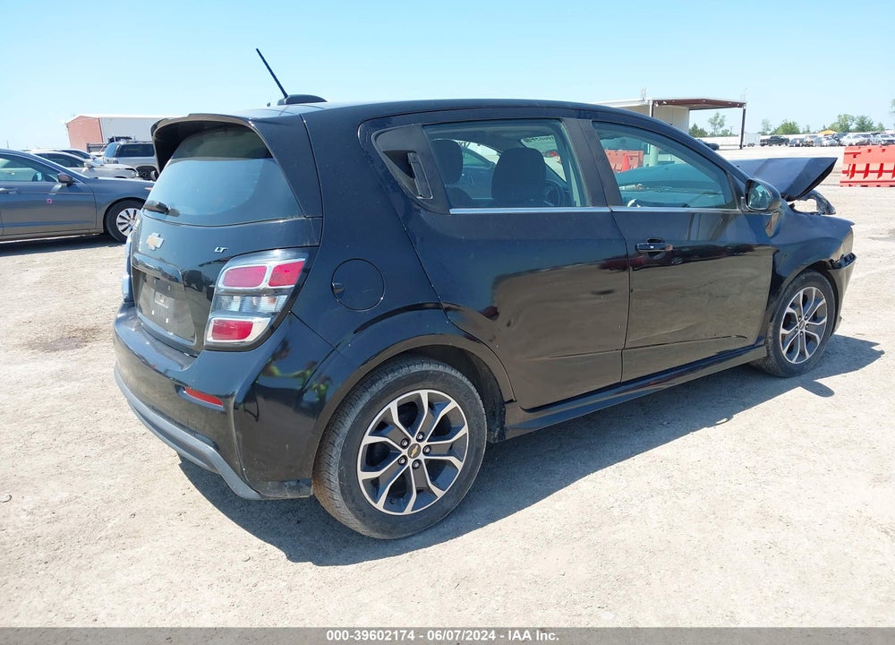 2017 CHEVROLET SONIC LT AUTO VIN: 1G1JD6SH3H4119673