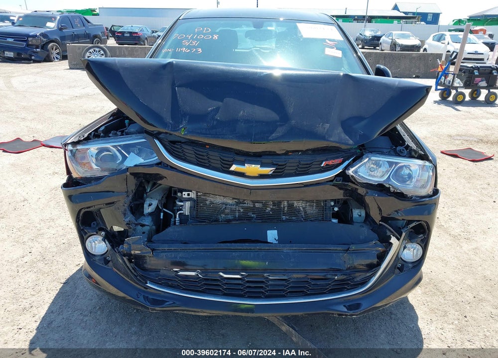 2017 CHEVROLET SONIC LT AUTO VIN: 1G1JD6SH3H4119673