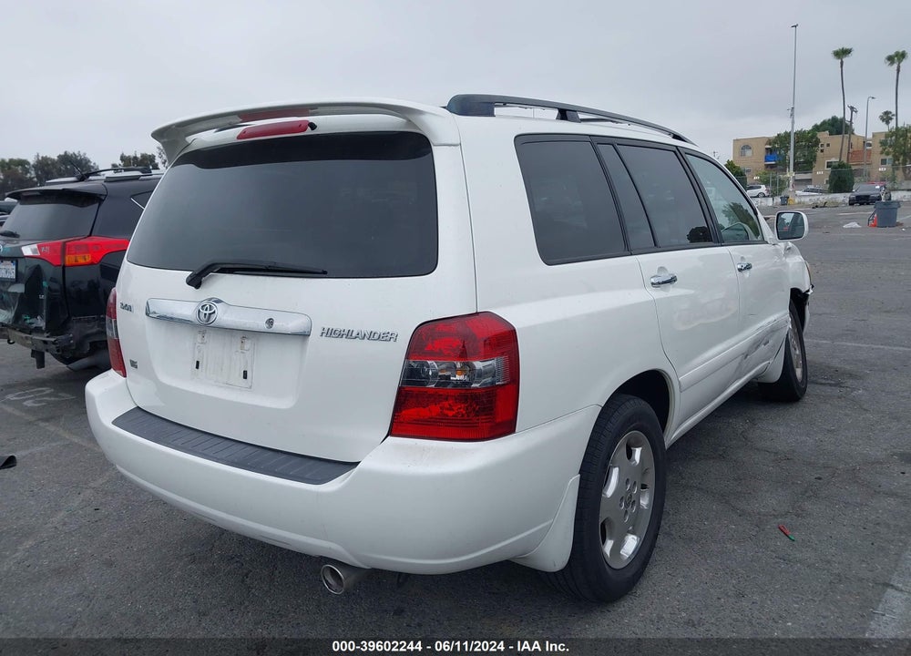 2006 TOYOTA HIGHLANDER SPORT V6 VIN: JTEGP21A160116258