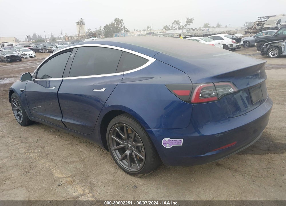 2019 TESLA MODEL 3 LONG RANGE/MID RANGE/STANDARD RANGE/STANDARD RANGE PLUS VIN: 5YJ3E1EA9KF309153
