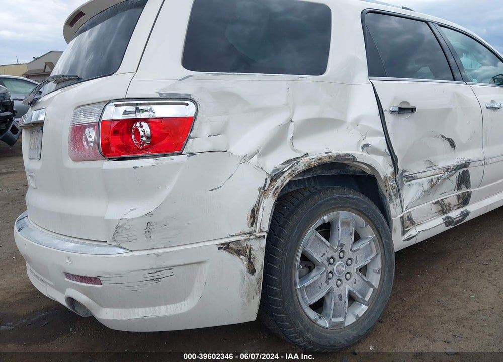 2012 GMC ACADIA DENALI VIN: 1GKKRTED5CJ307887