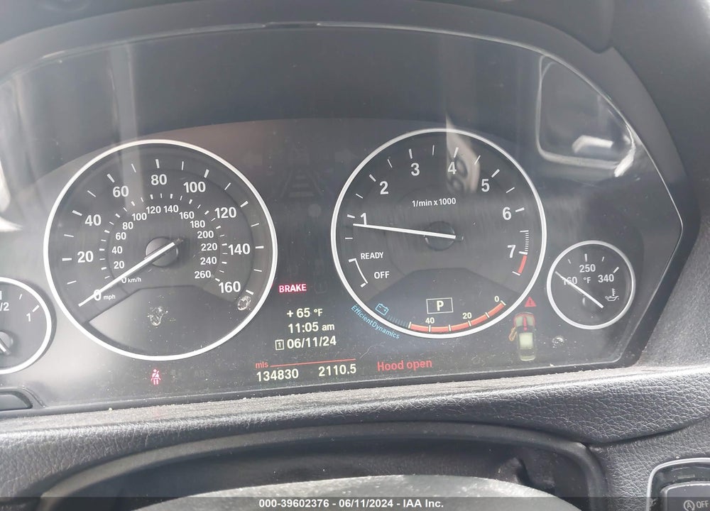 2013 BMW 328I VIN: WBA3C1C5XDF434654