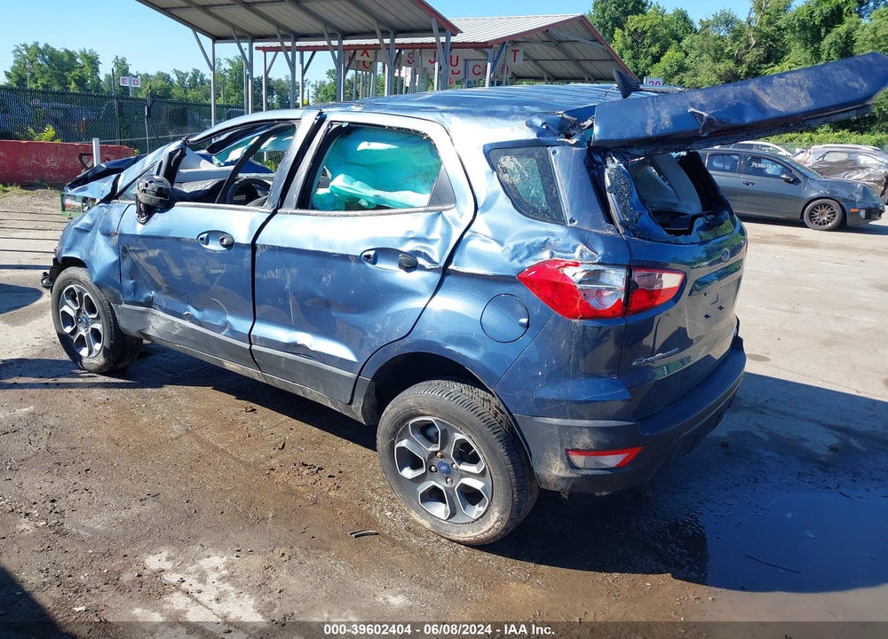 2022 FORD ECOSPORT S VIN: MAJ6S3FL4NC475024