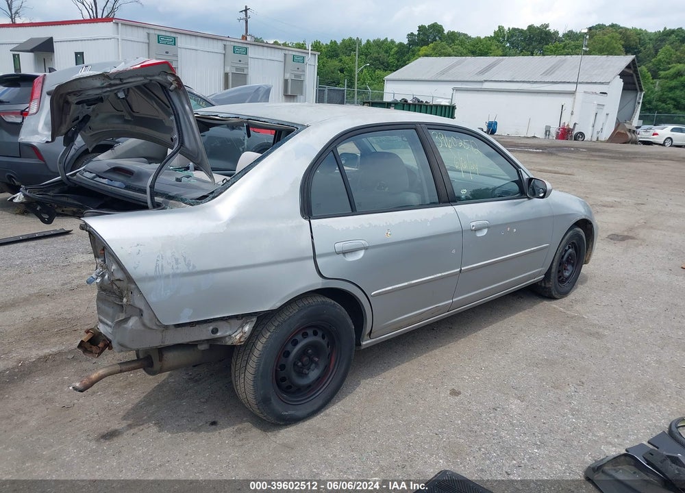 2003 HONDA CIVIC LX VIN: 2HGES16543H601504