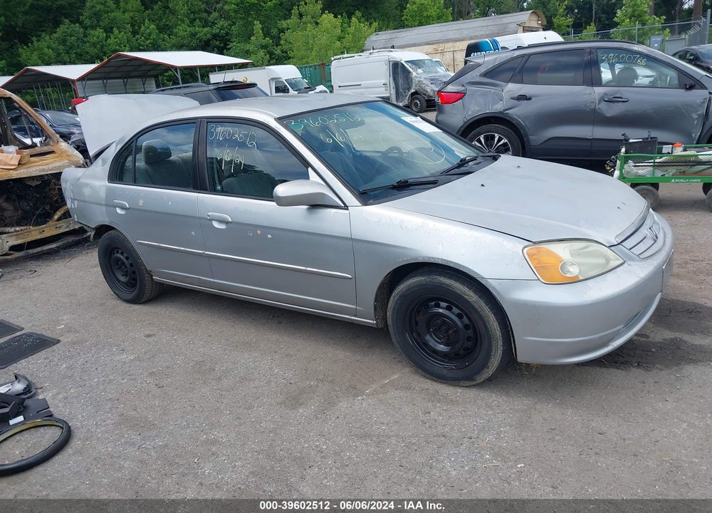 2003 HONDA CIVIC LX VIN: 2HGES16543H601504