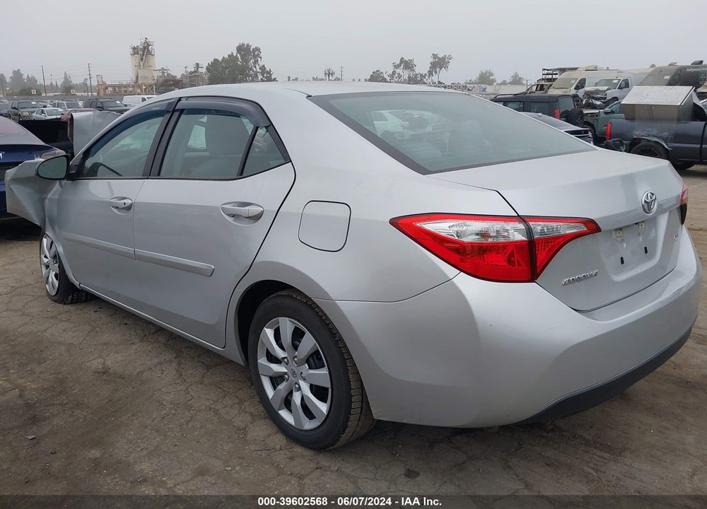 2016 TOYOTA COROLLA LE VIN: 5YFBURHE8GP401569