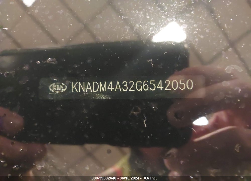 2016 KIA RIO LX VIN: KNADM4A32G6542050