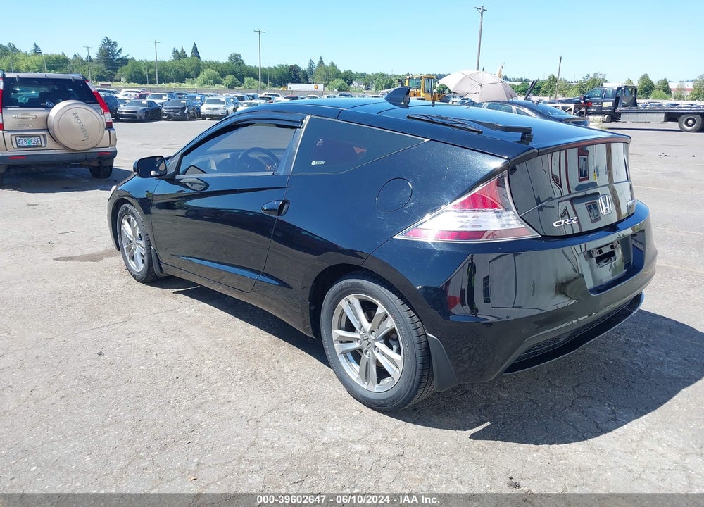 2013 HONDA CR-Z VIN: JHMZF1D61DS002598