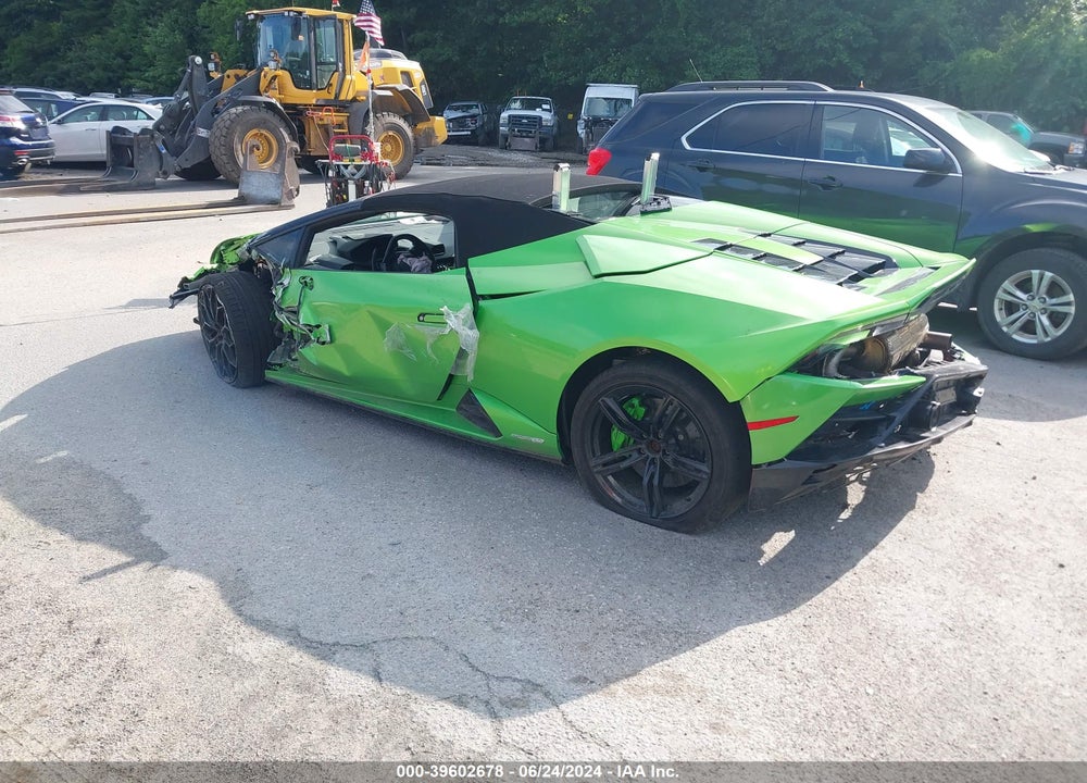 2023 LAMBORGHINI HURACAN EVO SPYDER RWD VIN: ZHWUT5ZF7PLA23212