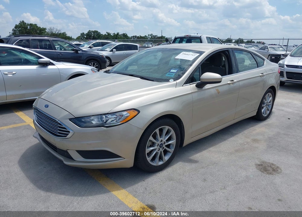 2017 FORD FUSION SE VIN: 3FA6P0HDXHR346779