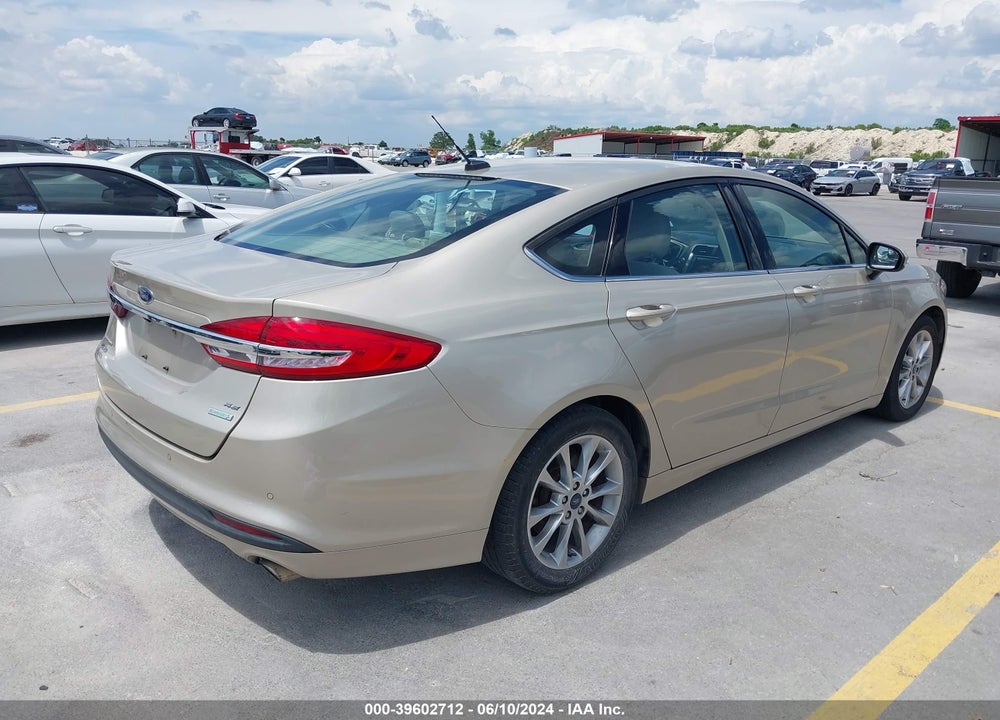 2017 FORD FUSION SE VIN: 3FA6P0HDXHR346779