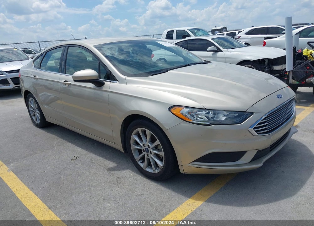 2017 FORD FUSION SE VIN: 3FA6P0HDXHR346779