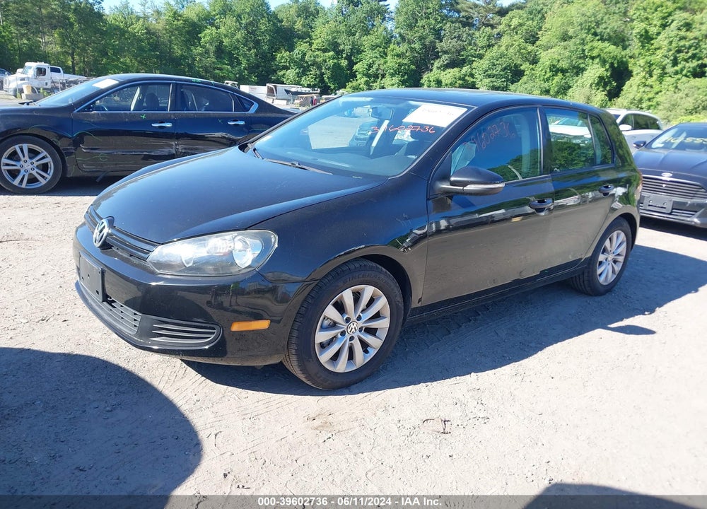 2010 VOLKSWAGEN GOLF 4-DOOR VIN: WVWDB7AJ2AW415721