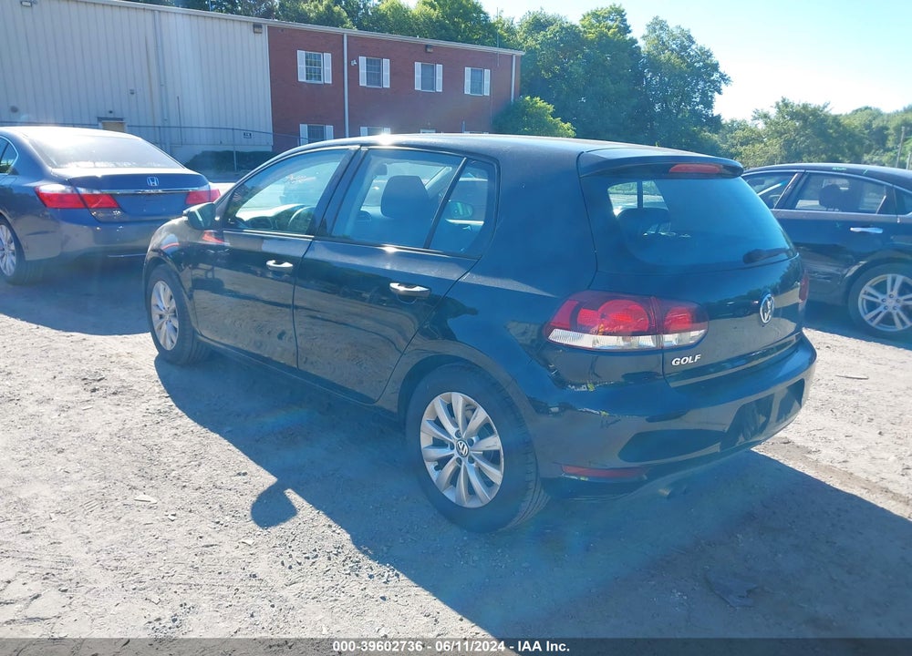 2010 VOLKSWAGEN GOLF 4-DOOR VIN: WVWDB7AJ2AW415721