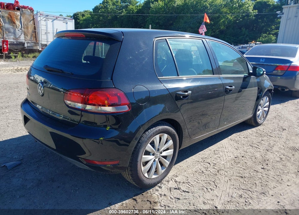 2010 VOLKSWAGEN GOLF 4-DOOR VIN: WVWDB7AJ2AW415721