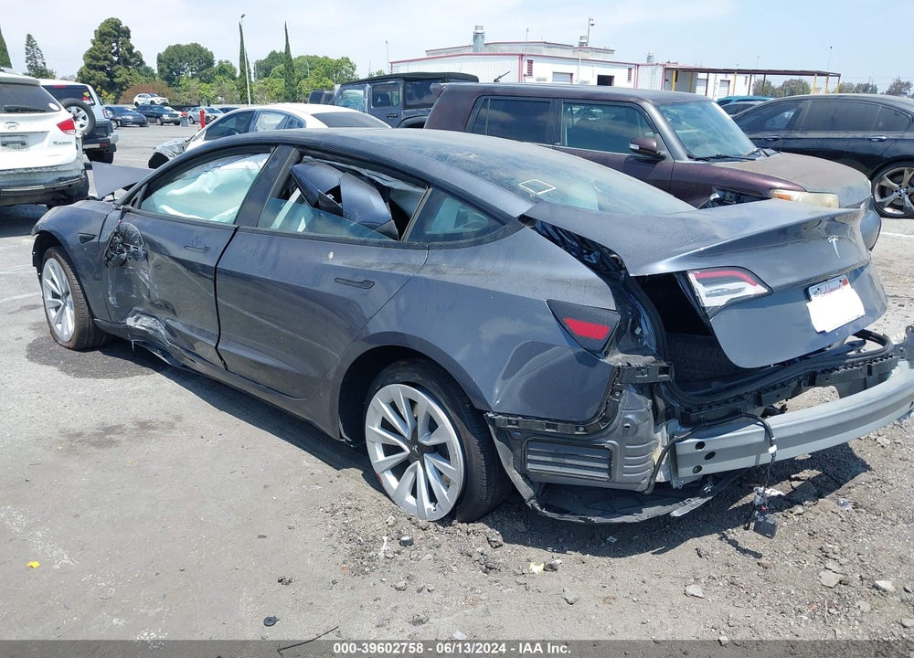 2023 TESLA MODEL 3 REAR-WHEEL DRIVE VIN: 5YJ3E1EA7PF384201
