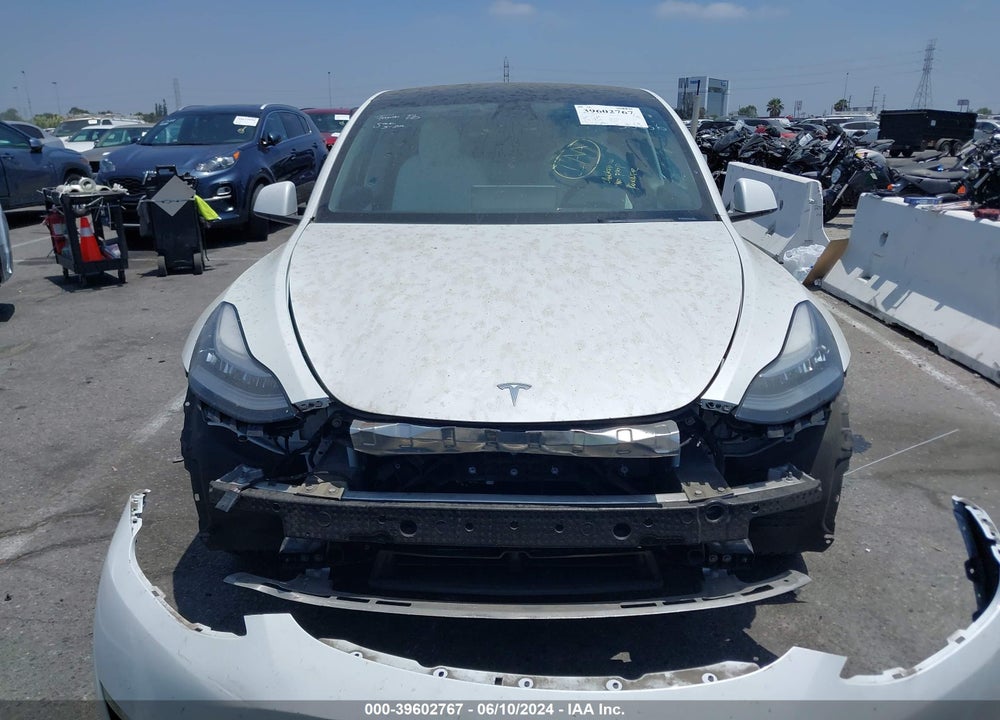 2021 TESLA MODEL Y LONG RANGE DUAL MOTOR ALL-WHEEL DRIVE VIN: 5YJYGDEE1MF306156