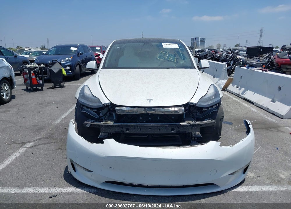 2021 TESLA MODEL Y LONG RANGE DUAL MOTOR ALL-WHEEL DRIVE VIN: 5YJYGDEE1MF306156