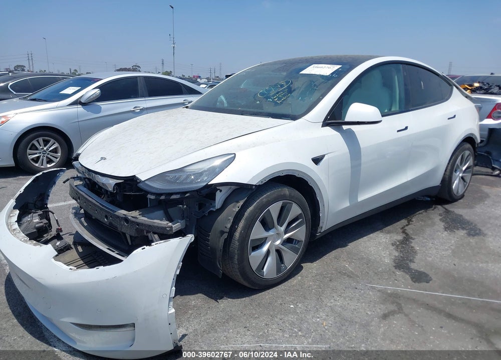 2021 TESLA MODEL Y LONG RANGE DUAL MOTOR ALL-WHEEL DRIVE VIN: 5YJYGDEE1MF306156