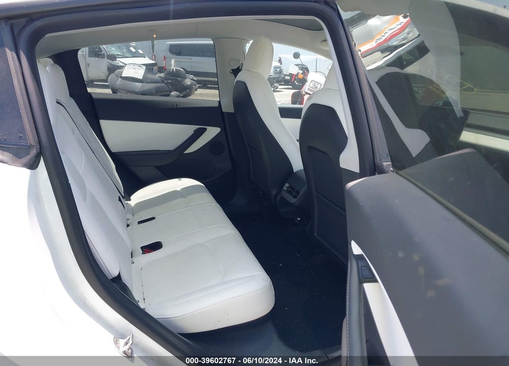 2021 TESLA MODEL Y LONG RANGE DUAL MOTOR ALL-WHEEL DRIVE VIN: 5YJYGDEE1MF306156