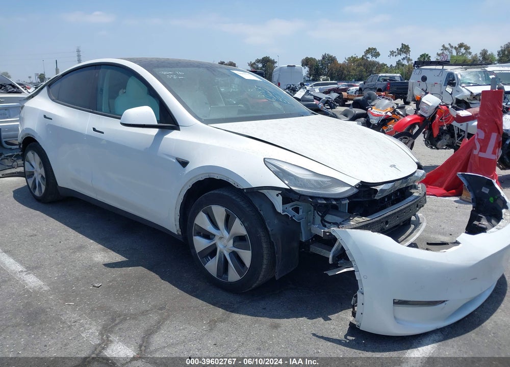 2021 TESLA MODEL Y LONG RANGE DUAL MOTOR ALL-WHEEL DRIVE VIN: 5YJYGDEE1MF306156