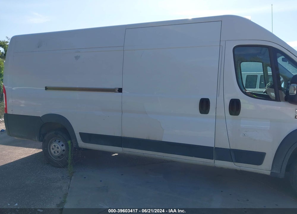 2018 RAM PROMASTER 3500 CARGO VAN HIGH ROOF 159 WB EXT VIN: 3C6URVJG2JE142639