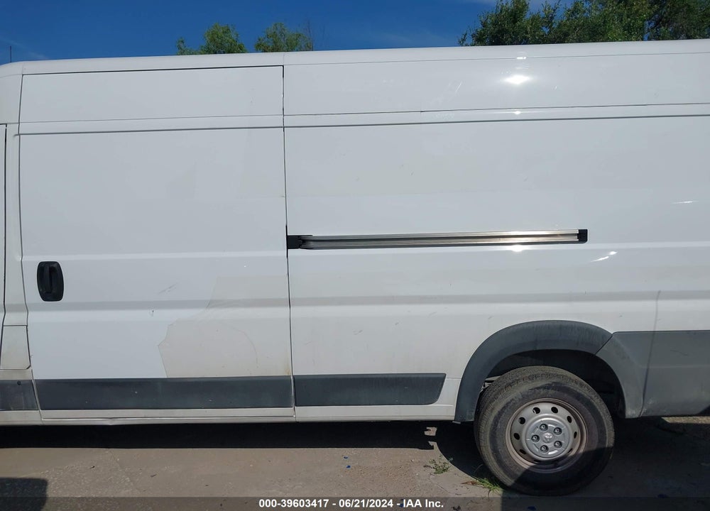 2018 RAM PROMASTER 3500 CARGO VAN HIGH ROOF 159 WB EXT VIN: 3C6URVJG2JE142639