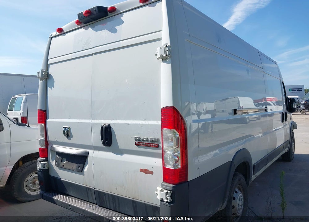 2018 RAM PROMASTER 3500 CARGO VAN HIGH ROOF 159 WB EXT VIN: 3C6URVJG2JE142639