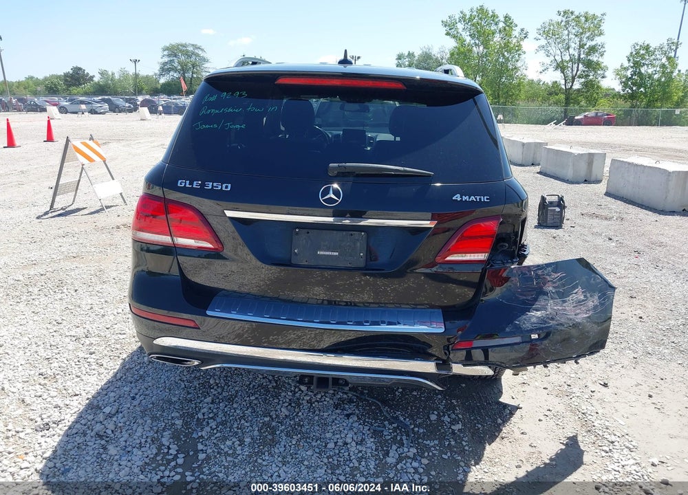 2016 MERCEDES-BENZ GLE 350 4MATIC VIN: 4JGDA5HB1GA734826